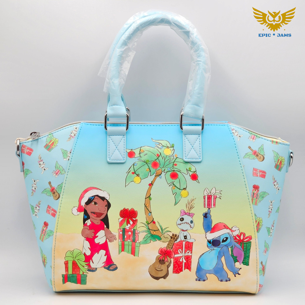 Loungefly Disney Lilo & Stitch Tropical Holiday Satchel Bag
